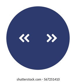 Quote Icon Vector flat design style