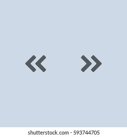 Quote Icon Vector flat design style