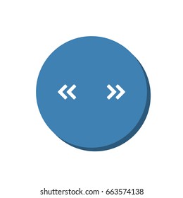 Quote Icon Vector flat design style