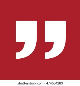 Quote icon. Vector illustration