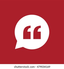 Quote icon . Vector illustration