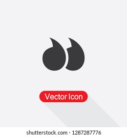 Quote Icon Vector Illustration Eps10