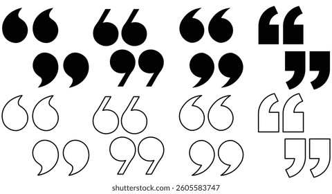 Quote icon vector illustration. vector eps10