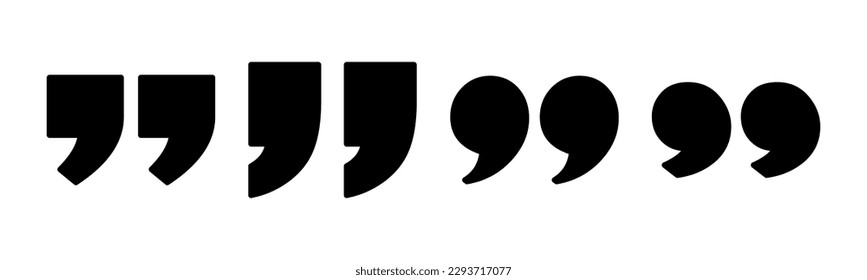 Quote icon vector illustration. Quotation mark sign and symbol