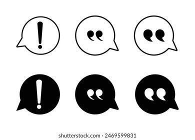 Quote icon vector illustration. Quotation mark sign and symbol