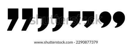 Quote icon vector illustration. Quotation mark sign and symbol