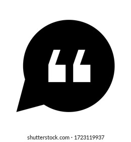 icono de cita diseño de signo vectorial en fondo blanco