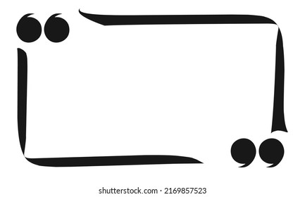 quote icon vector with simple design