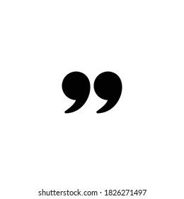 quote icon vector symbol illustration