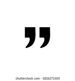 quote icon vector symbol illustration