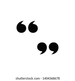 quote icon vector template design