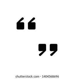 quote icon vector template design