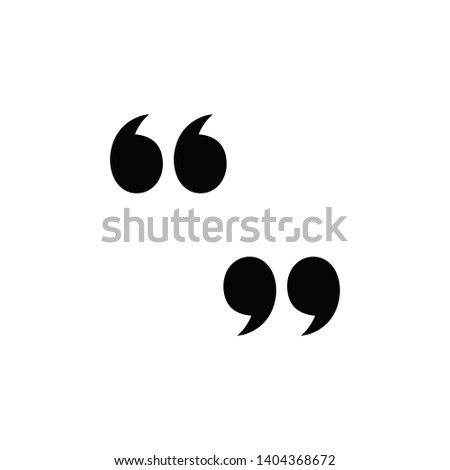 quote icon vector template design