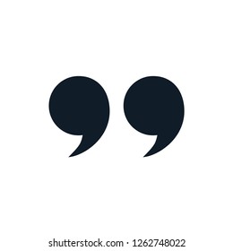 Quote Icon Vector In Trendy Template