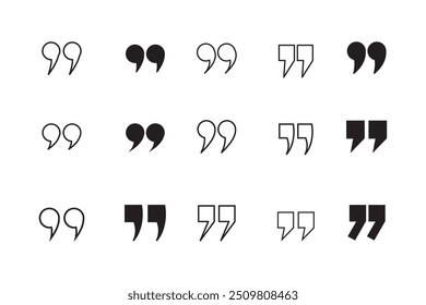 Zitatsymbole festgelegt. Anführungszeichen und -symbol