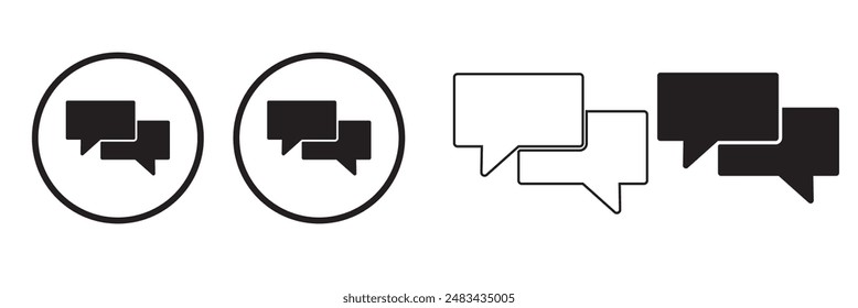 Quote icons vector. Quotation mark sign and symbol