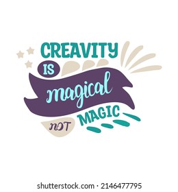 Quote illustration design about meaning of life in this word, never give up design for postcard, t-shirt, poster and other 