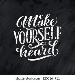 Quote lettering. Calligraphy inspiration graphic design typography element. Hand written postcard. Cute simple vector sign, hand drawn style. Textile print