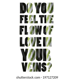 quote life. vector illustration