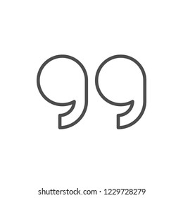 Quote line icon