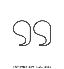 Quote line icon