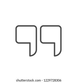 Quote line icon