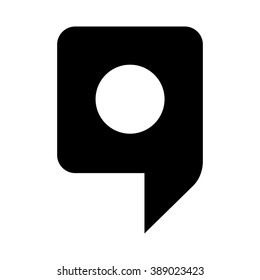 quote logo vector.