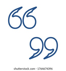 quote mark icon design,flat trendy style collection