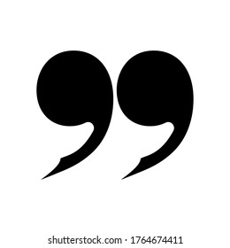 quote mark icon design,flat trendy style collection