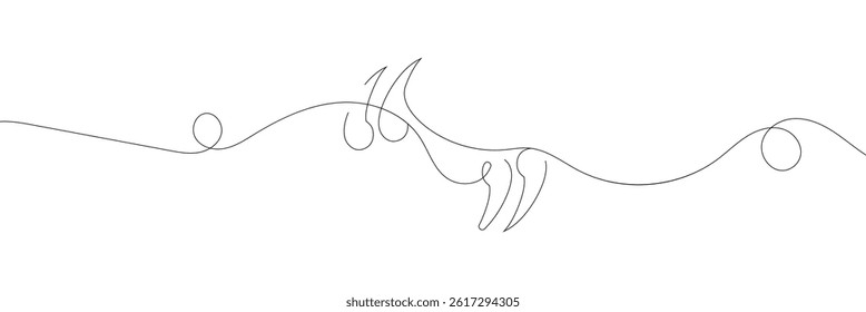 Quote mark icon symbol one line drawing, Single continuous line drawing of a quote mark .Vector Illustration .EPS 10 .