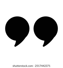 Quote mark . Quote symbol. Comma sign . art and illustrator.in white background.vector design