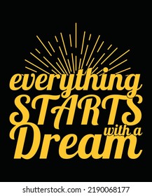 Quote motivation typography t-shirt for print. typographic lettering vertical design template