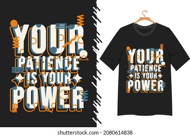 Quote motivational typography for t shirt design