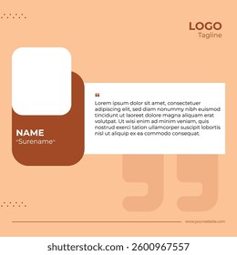 Quote Post Minimal Post Design