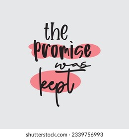 quote the promise  design lettering motivation