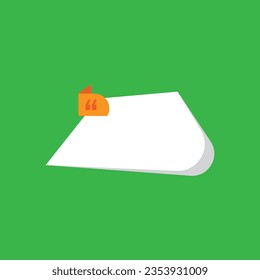 Marco de comentario de cita. Plantilla de comilla, marco de cotización y comilla de mención. Etiqueta de información, texto de texto de cita, comentario de blog o etiqueta de palabra de cita de discusión. Vector de símbolos aislados