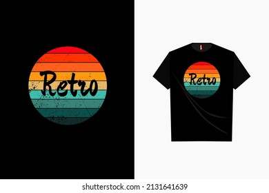 Quote retro t shirt design vector