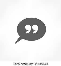 quote sign icon