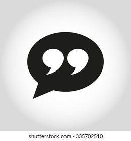 Quote sign icon