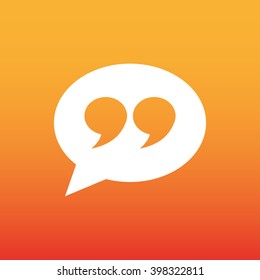 Quote sign icon