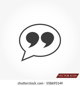 Quote sign icon