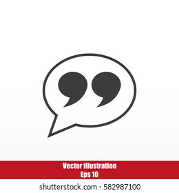 Quote sign icon
