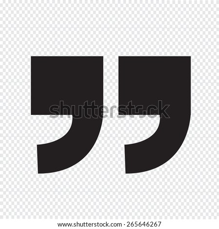 Quote sign icon