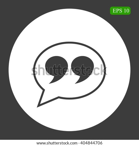 Quote sign icon