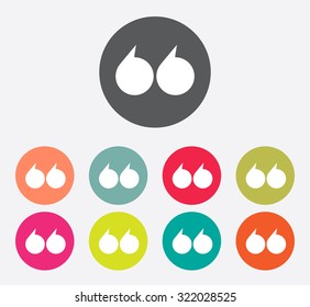 quote sign icon set, quotation mark symbol double quotes at the beginning of words