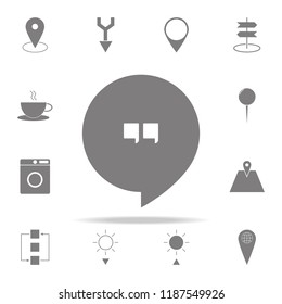 The Quote sign icon. web icons universal set for web and mobile