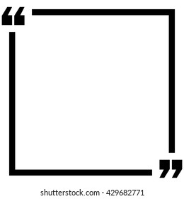 Quote speech bubble vector