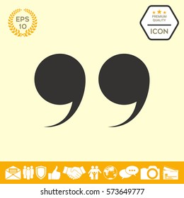 Quote symbol