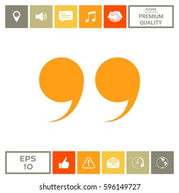 Quote symbol