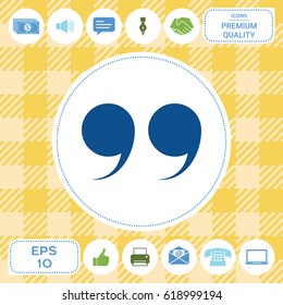 Quote symbol